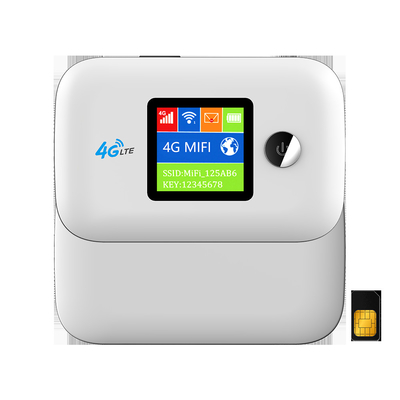 Unlocked Taşınabilir 4G WIFI Yönlendirici Cep Sim Kart Yuvası ile Kablosuz MiFi LCD Ekran