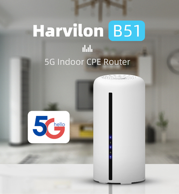 Dual Band 5G CPE Yönlendirici NSA SA WiFi 6, 5G 4G Ağ 3.0 Gbps için Nano SIM Kart Yuvası ile