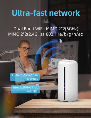 WiFi 6 Açık 5G Yönlendirici, 2 Gigabit Lan Bağlantı Noktalı Otel