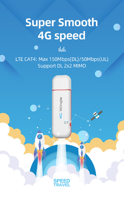 Kablosuz 150Mbps Mobil 4G USB Dongle Sim Kart Taşınabilir Geniş Bant Dongle