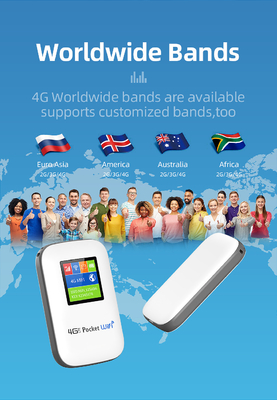 MIFI Mobil 4G Yönlendirici Ekranlı 2700mAh-3000mAh Cep WiFi Modem Kilidi Açıldı