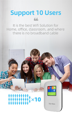 MIFI Mobil 4G Yönlendirici Ekranlı 2700mAh-3000mAh Cep WiFi Modem Kilidi Açıldı