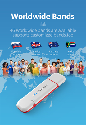 2.4GHz USB 4G WIFI Dongle 150 Mbps ZTE Yonga Seti CE ROHS