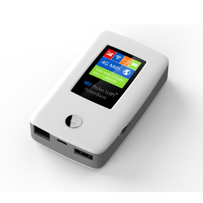 RJ45 Wan Lan Bağlantı Noktalı 5000mAh Taşınabilir 4G WIFI Yönlendirici
