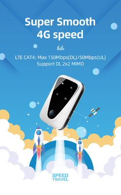 Taşınabilir WIFI Mobil 4G Yönlendirici 150 Mbps Mobil Geniş Bant Kablosuz MIFI Modem