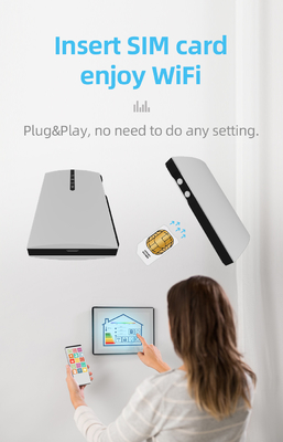 Seyahat 2100mAh Pil için Yüksek Hızlı 150Mbps Mobil Hotspot 4G Lte Router