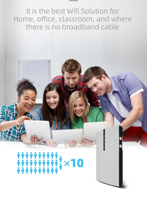 Seyahat 2100mAh Pil için Yüksek Hızlı 150Mbps Mobil Hotspot 4G Lte Router