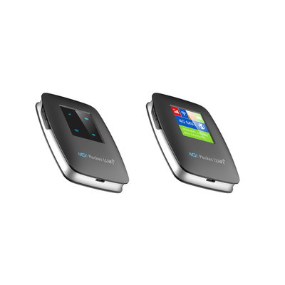 2700mAh-3000mAh 4G Lte MiFi Router 150Mbps 4G Mobil WiFi Bağlantı Noktası LCD Ekranlı 15 Cihaz